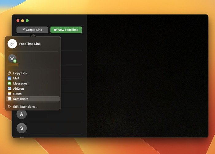 10 функций Macos Ventura, которые стоит настроить Facetime Create Link