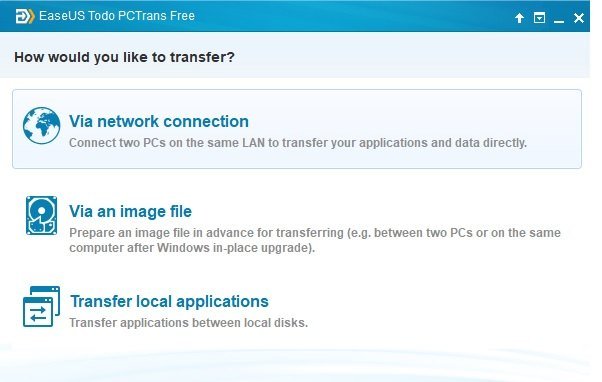 3 режима передачи EaseUS Todo PCTrans