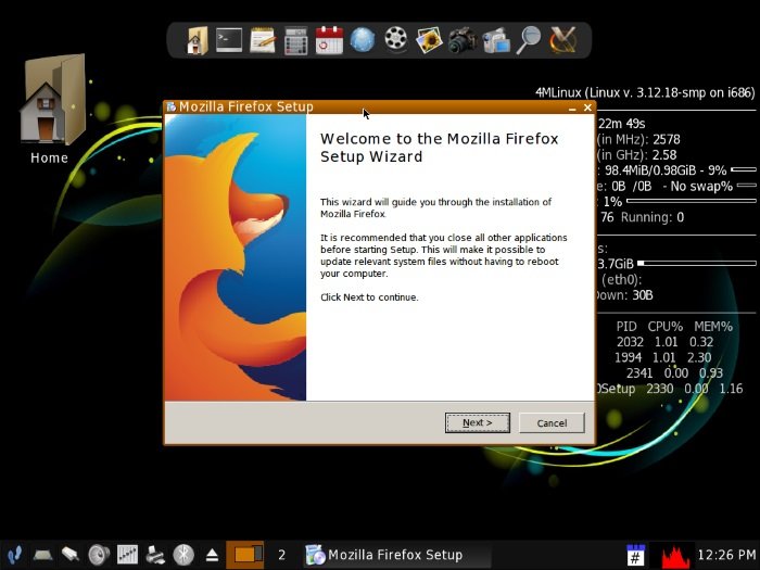 4MLinux-firefox