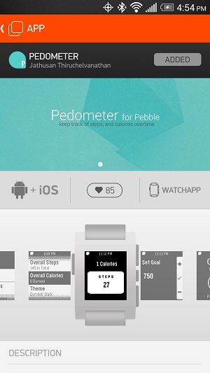 5PebbleApps-Шагомер