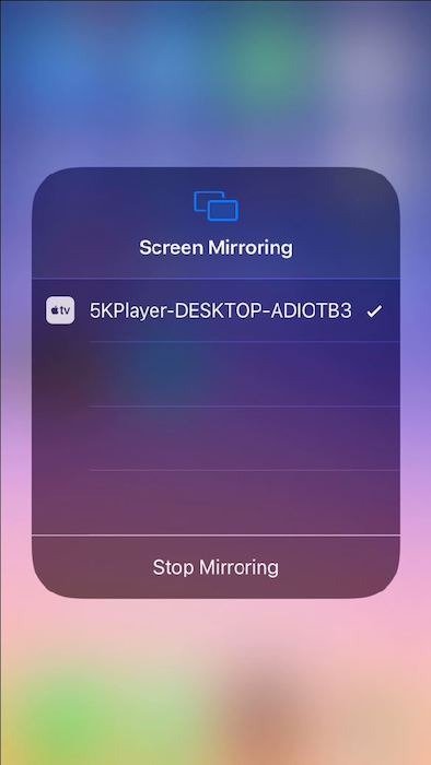 Зеркало для iPhone 5k Player