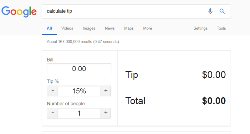 7 вещей, которые вы можете сделать с помощью Google-Calculate-совета