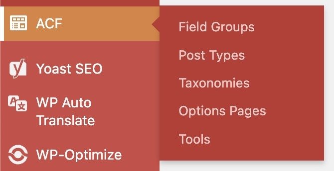 Акф WordPress