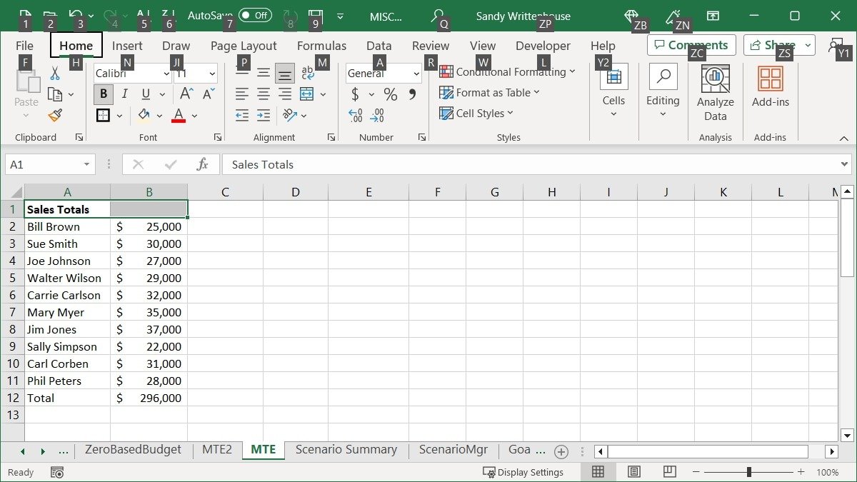 Ключевые советы по Excel