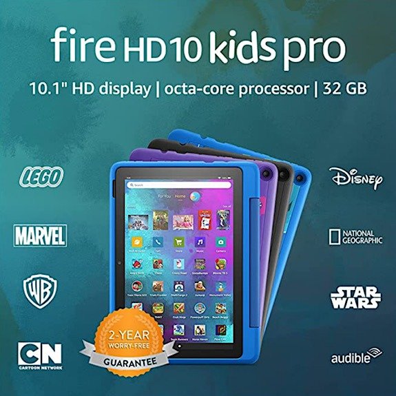 Возможности Amazon Fire 10 Tablet Kds Pro