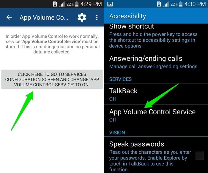 Android-App-Volume-Manager-enable-service