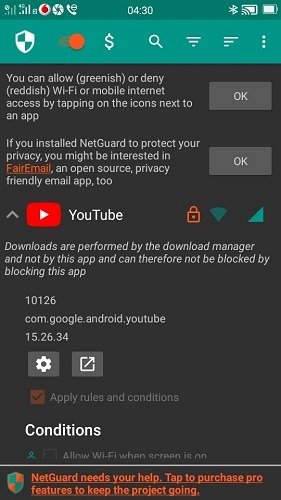 Приложения для Android: YouTube разблокирован 1