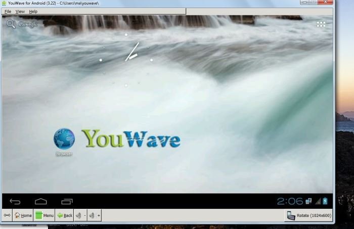 Пользовательский интерфейс Youwave.