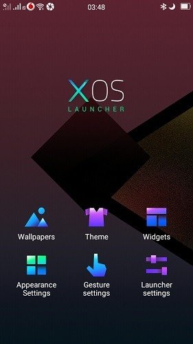 Программы запуска Android Xos Advanced