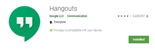 Android-сотрудничество-Google-Hangouts