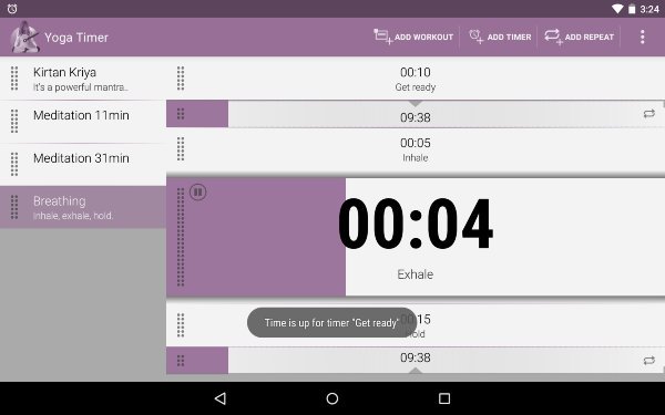 AndroidYogaApps-Йога-Таймер