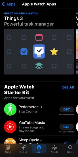 Мошеннические приложения в магазине приложений Apple Watch
