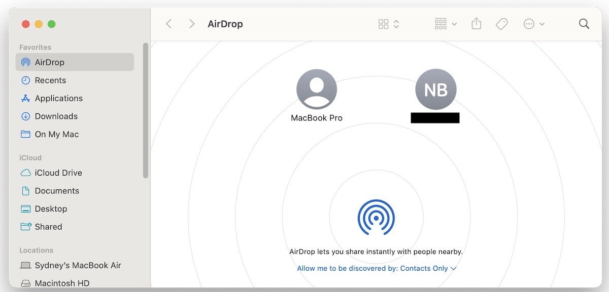 Apple Airdrop Macos