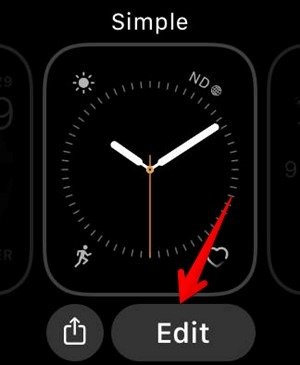 Редактировать циферблат Apple Watch