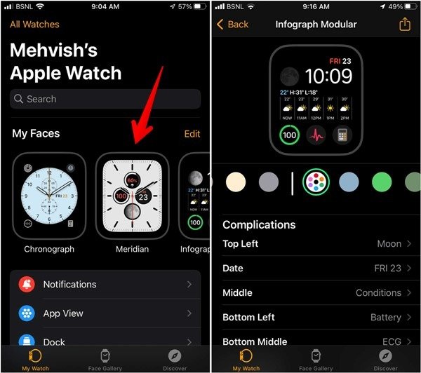 Apple Watch Face Iphone Править