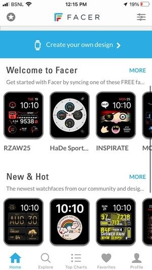 Приложение Apple Watch Facer «Найти лицо»