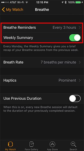 Apple-Watch-уведомления-дышать-сводка-напоминание
