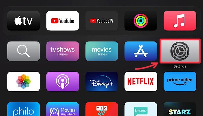 Приложение настроек AppleTV 3