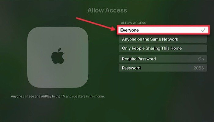 Appletv Поделиться контентом