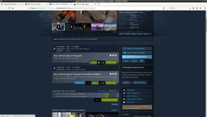 Дополненные информационные панели Steam