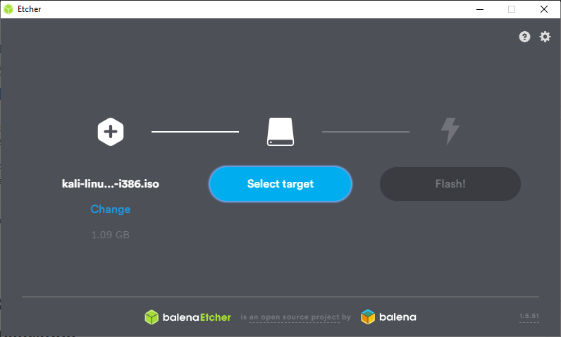 USB-флеш-накопитель Balenaetcher