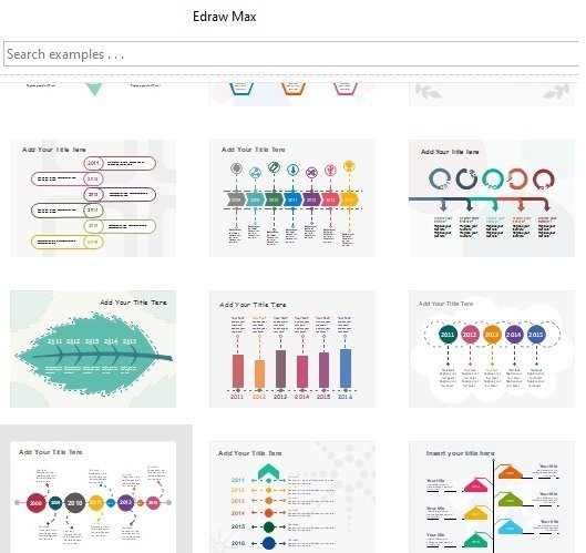 Основные примеры Edraw Max