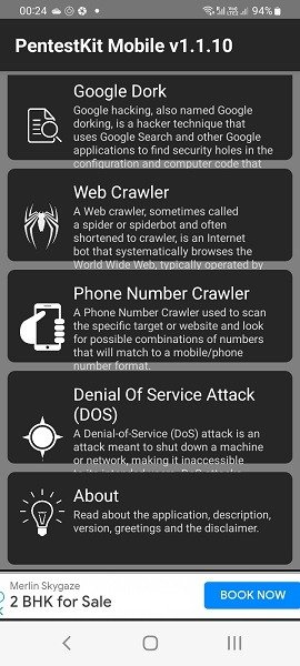 Лучшие приложения для взлома Android Pentest Kit Mobile