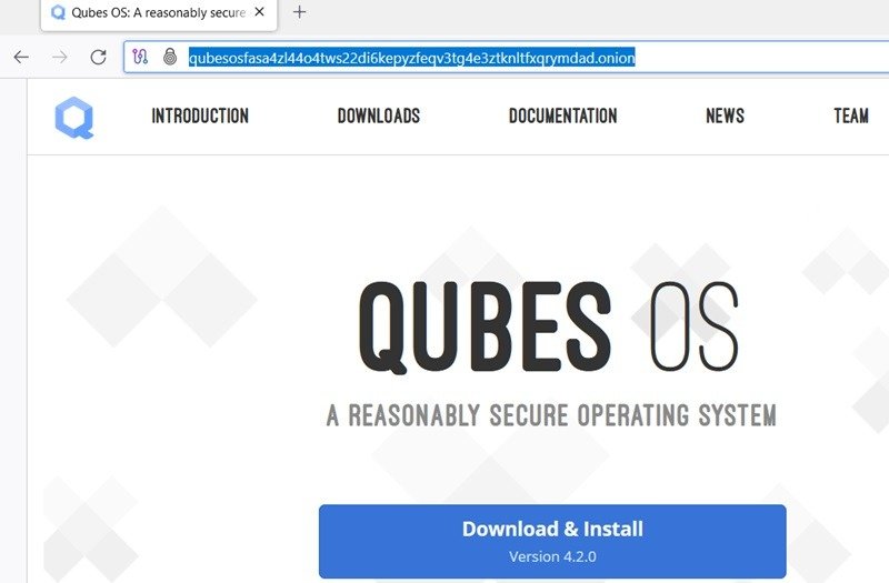 Операционная система Qubes в даркнете.