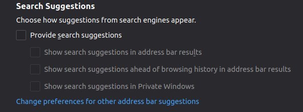 Лучшие дополнения к конфиденциальности Ff Параметры Firefox Поиск