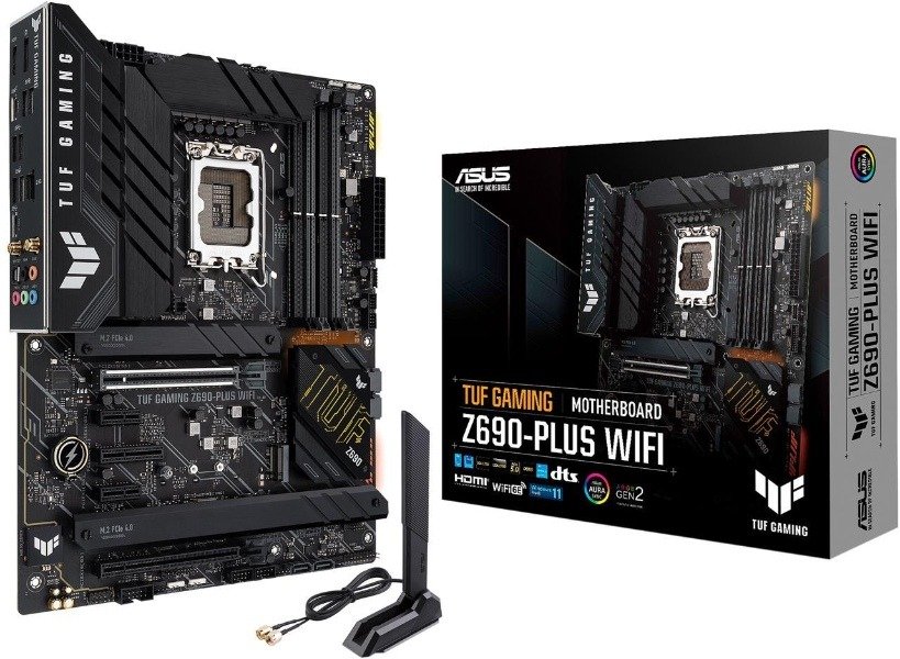 Лучшие материнские платы Intel для игр Asus Tuf Gaming Z690 Plus Wi-Fi