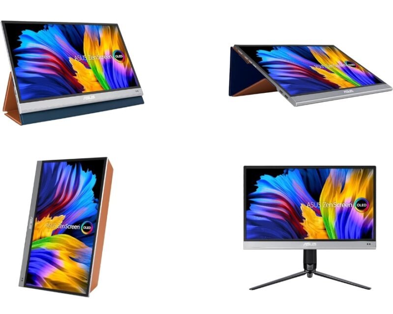 Ориентация Asus ZenScreen OLED MQ13AH