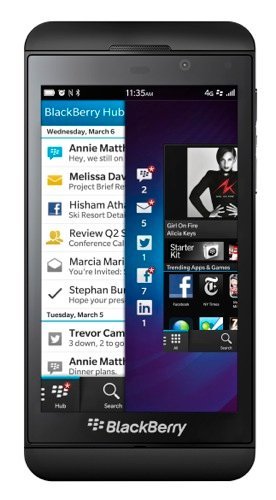 BlackBerry Z10-Вертикальный