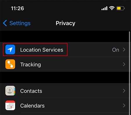 Блокировать доступ к службам определения местоположения Safari