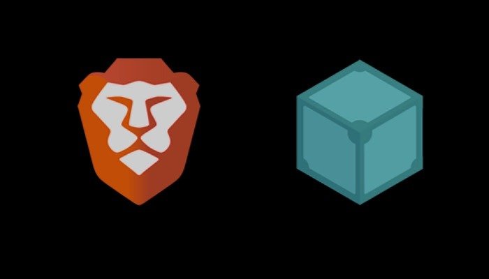 Логотипы Ipfs браузера Brave