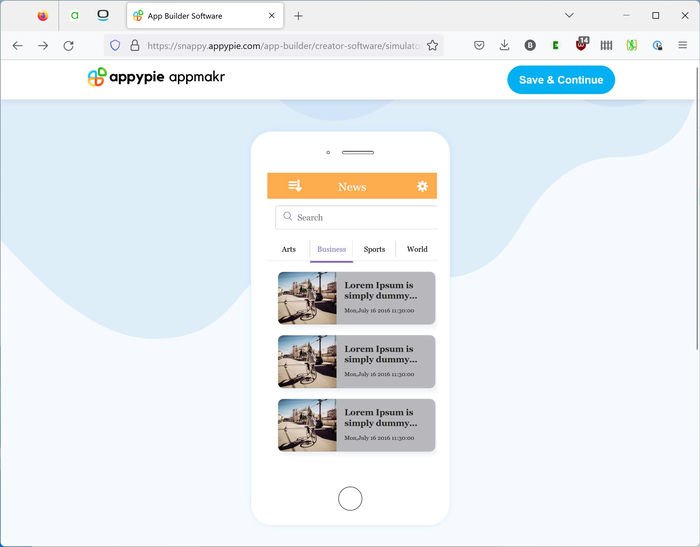 Создавайте приложения без кода Appypie