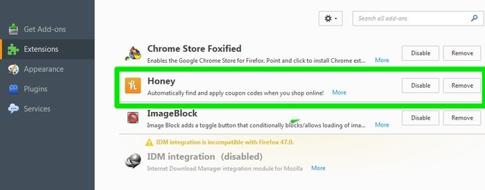 Расширения Chrome в Opera и Firefox подписаны