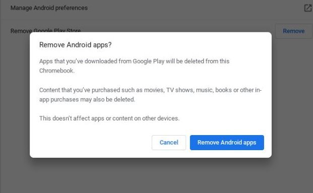 Chromebook Play Store Удалить Подтвердить