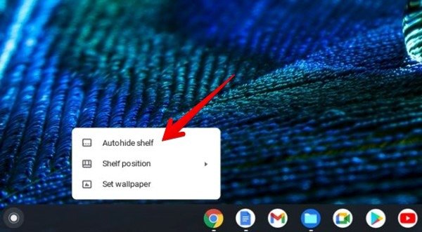 Полка для Chromebook Autohide