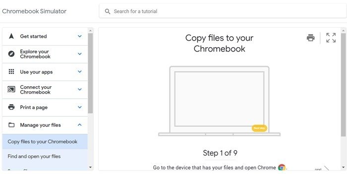 Симулятор Chromebook