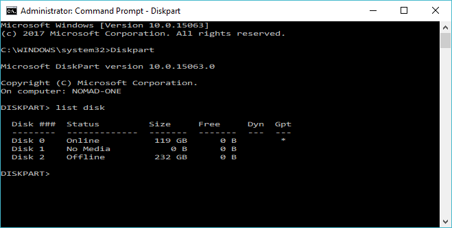 командная строка-Windows-диск-подпись-2