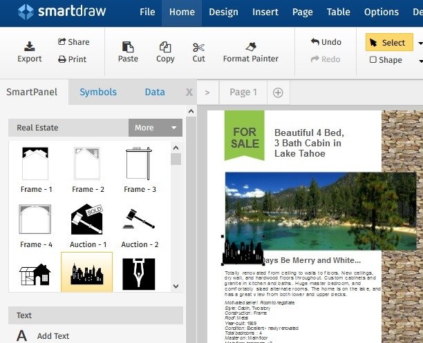 Создание маркетингового обеспечения Smartdraw