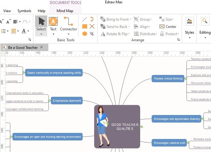 Создание интеллект-карт Edraw Max