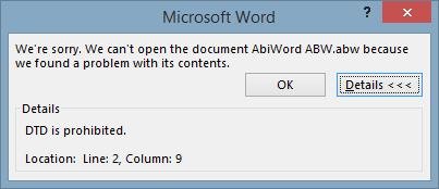 DFOM-Word-ABWError