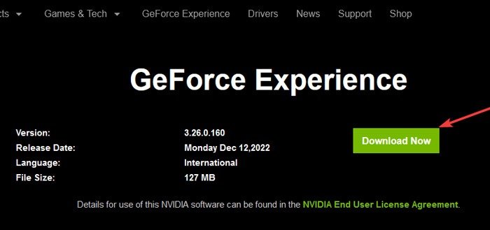 GeForce Experience скачать с официального сайта NVIDIA.