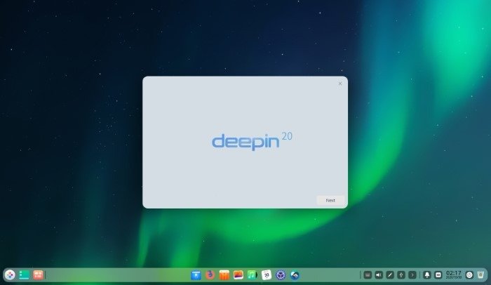 Обновление обзора Deepin впервые на рабочем столе