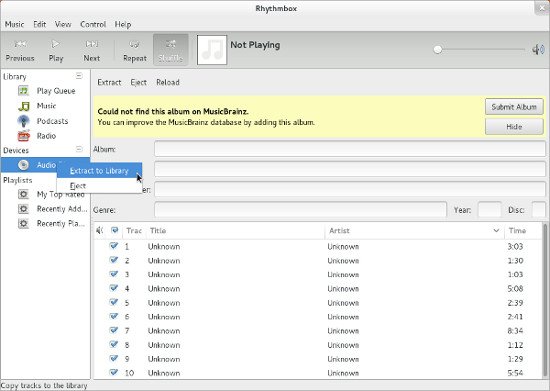 DigitalLibrary-Rhythmbox