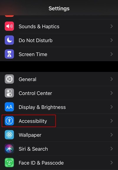 Отключить автоматическую яркость Ios Accessibility