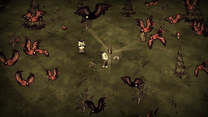 Вместе выживите в ужасающей пустыне в Don’t Starve Together.