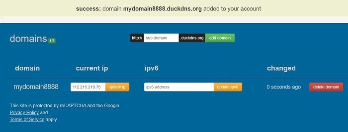 Лучшее обновление динамического хостинга Duckdns