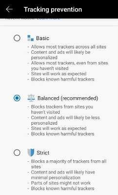 Варианты защиты Edge Tracker Android